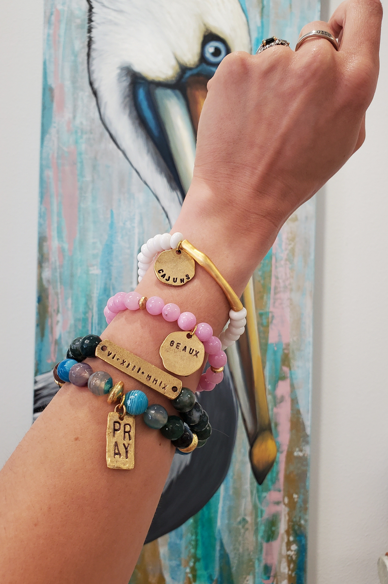 Hand stamped charms deals